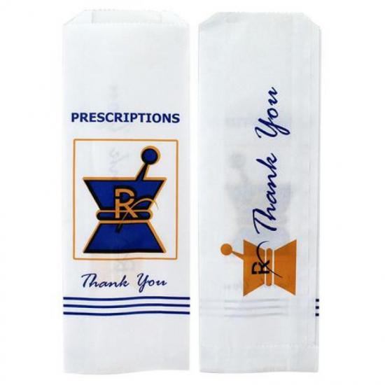  Kraft Pharmacy Prescription Paper Bags