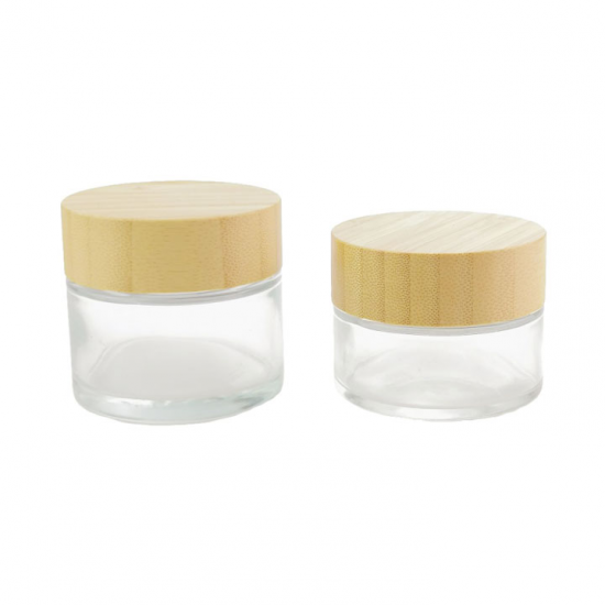Heiße verkaufende kosmetische Verpackung Holzdeckelglas Cremetiegel - Safecare