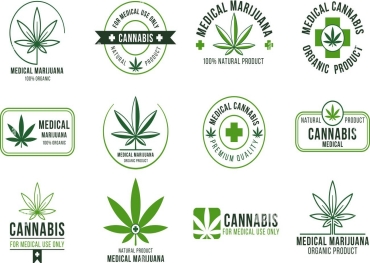 Cannabis-Etiketten
    