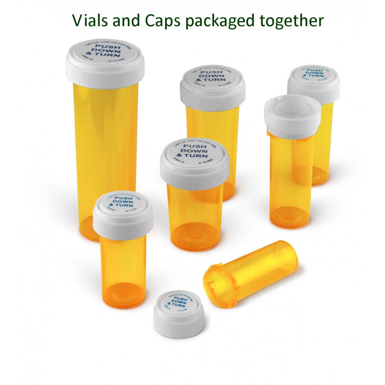20-DR-Durchstechflaschen mit umschaltbarer Kappe für Arzneimittel mit Kindersicherung