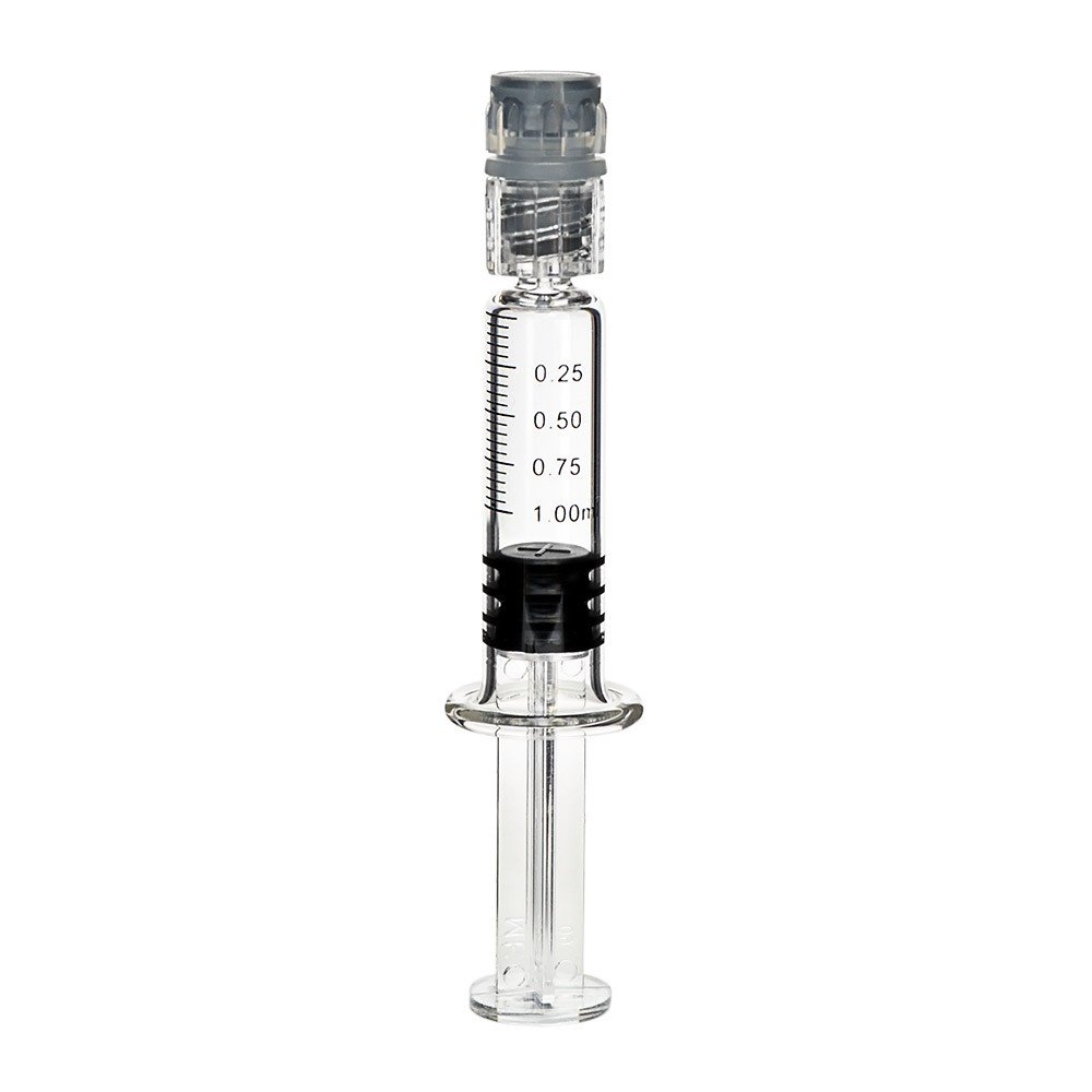 Großhandel 1 ml Borosilikat vorgefüllte Luer-Lock-Glasspritze